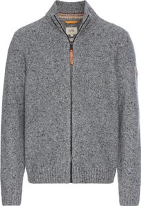 Camel Active Weste grau meliert weite Passform