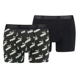 PUMA MEN AOP BOXER 2P černá M