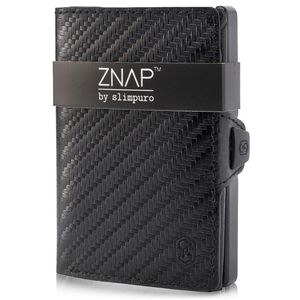 ZNAP Slim Wallet 8 Karten Münzfach 8 x 1,5 x 6 cm (BxHxT) RFID-Schutz