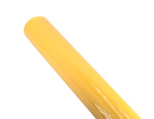 Geschenkpapier einfarbig 70cm x 2m Rolle Gelb glänzend
