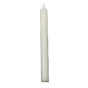 LED sviečka z pravého vosku s pohyblivým plameňom teplá biela cca 25 cm