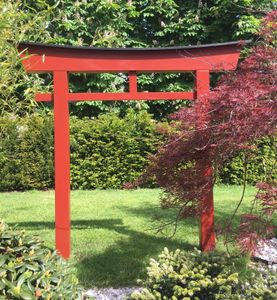 Torii Gate Japan japanisch Garten Holzbogen Torbogen Tor Holz Feng Shui Asien 175 x 180 cm Nr 04