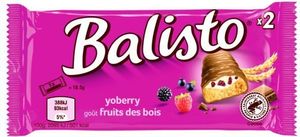 Balisto Joghurt Beeren Mix Vollkornkeks Riegel aus Milchschokolade 37g