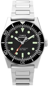 Timex TW2W95200 DEEP WATER REEF 200 schwarz silber Edelstahl Herren Uhr NEU