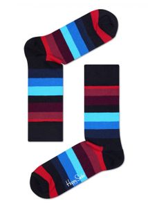 Happy Socks Uni Stripe Sock dark blue/red 41-46