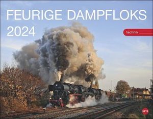 Feurige Dampfloks Posterkalender 2024