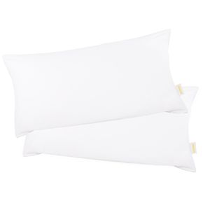 Adoric Kissenbezug kissenhülle Kopfkissenbezug Bettkissenbezug Pillowcase, [2er Set] Kissenbezug 100% Mikrofaser, 40 cm x80 cm.(Weiß)