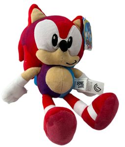 Sonic The Hedgehog - SEGA - Sonic Plüschtier 30 cm, Sonic Kuscheltier (Sonic Rainbow rot)