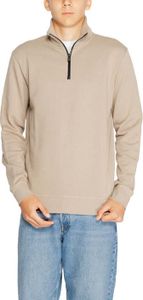 Boss Sweatshirt Herren in Braun mit hohem Ausschnitt - S Boss Sweatshirt Herren in Braun mit hohem Ausschnitt - S