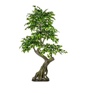 Kunstpflanze Ficus Benjamin Ø 80 cm Höhe: 170 cm grün