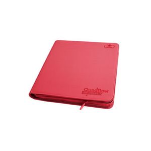 Ultimate Guard Zipfolio 480 - 24-Pocket XenoSkin (Quadrow) - Rot