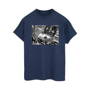 Star Wars - "Anime Plane" T-Shirt für Damen BI45360 (XXL) (Marineblau)