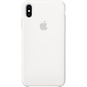 Apple iPhone XS Silicone Case White Handyhülle schutzhülle Back Cover