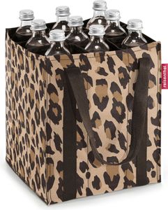 Reisenthel bottlebag, Torba na butelkę, Czarny, Brązowy, Poliester, Wzór, 240 mm, 240 mm Reisenthel bottlebag, Torba na butelkę, Czarny, Brązowy, Poliester, Wzór, 240 mm, 240 mm
