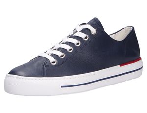 Paul Green Sneaker - Blau Glattleder Größe: 39 Normal
