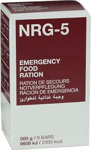 TREK'N EAT NRG-5 - Notverpflegung 9 Riegel - 500 g