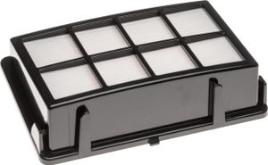 vhbw Staubsaugerfilter kompatibel mit Samsung VCC 8580H3S/XEG, VCC 8450, VC-BQ 831 Staubsauger - HEPA-Filter Schwarz Weiß