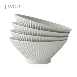 4er-Set Φ20CM 1000ml 8 Zoll Japanische Ramen-Schüsseln, Müslischüssel, Salatschüssel, Keramik Geschirr, Mikrowellengeeignet, Spülmaschinengeeignet 4er-Set Φ20CM 1000ml 8 Zoll Japanische Ramen-Schüsseln, Müslischüssel, Salatschüssel, Keramik Geschirr, Mikrowellengeeignet, Spülmaschinengeeignet