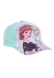 Frozen - Die Eiskönigin Anna & Elsa Kinder Kappe Mädchen Baseball-Cap Mütze, Farbe:Türkis, Größe:54