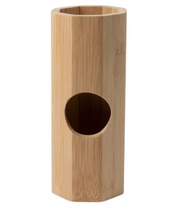 Dehner Lieblinge Nagerzubehör, Bambustunnel, ca. Ø 8 cm, Länge 19.7 cm, braun