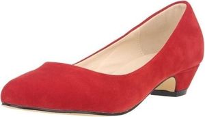 Dicke, spitze Plateauschuhe für Damen, 42, Orange