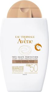 Avène Sonnenfluid Avène Gamme Blanche 100% Fluide Minérale Teinté SPF50+ 40ml