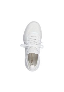 Tamaris Damen Sneaker Sock Schnürschuh Stretch 1-23714-42, Größe:40 EU, Farbe:Weiß
