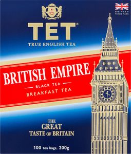 Tet British Empire Schwarzer Tee 200 G (100 X 2 G)