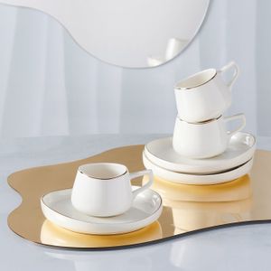 Karaca Streamline Hole Mokkatassen Espressotassen-Set für 6 Personen