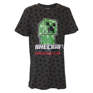 Minecraft - dětské tričko s celoplošným potiskem NS6001 (146) (Grey)