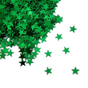 Oblique Unique Stern Konfetti Über 500 Stk Tischdeko Weihnachten Fasching Party - grün
