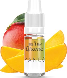 Belissia Lebensmittelaroma Mango - 10ml Hochdosiertes Aroma  - Kalorienfrei, Vegan - Für Speisen, Getränke, Shake, Quark, Nebelmaschine, Diffuser, uvm