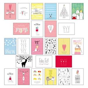 25 handgemachte Weihnachtskarten Teil 2