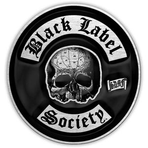 Black Label Society - Smaltovaný - Odznak "SDMF" - kov, smalt RO9124 (jedna velikost) (černá/stříbrná)