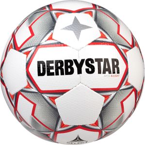 DERBYSTAR Apus S-Light 290g Leicht-Fußball weiß/gelb/rot 3