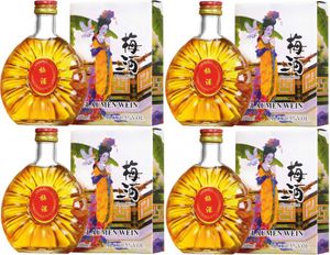 [ 4x 200ml ] China Plum Pflaumenwein aromatisiert alc.10,5% vol.