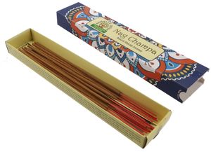 Natürliche Massala Räucherstäbchen aus Süd Indien - Nag Champa, Blau, 23*4,5*2 cm, Indische Räucherstäbchen