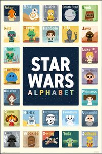 Star Wars Poster Alphabet ABC  91,5 x 61 cm