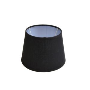 Lampenschirm schwarz rund für E14 | E27 Fassungen - H 14.5 x Ø 20 cm