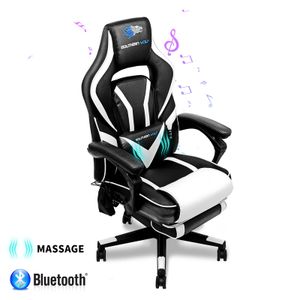 Southern Wolf Office Gaming Chair Gaming Stuhl Liegender Gaming-Bürostuhl mit verstellbarer Armlehne mit Bluetooth Massagefunktion