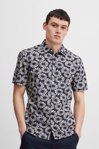 CASUAL FRIDAY CFAnton flower printed shirt Herren Kurzarmhemd Herrenhemd Hemd Button-Down-Kragen Gemustert Regular Fit