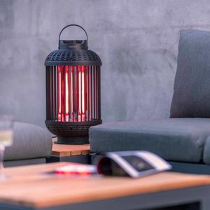 Grzejnik stołowy Sunred Indox 1200 W halogen czarny