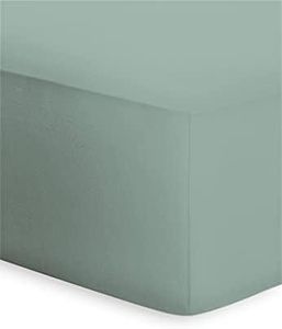 Bassetti Spannbetttuch für Boxspringbetten UNI Farbe 565 SALVIA, Größe 180x200 200x220