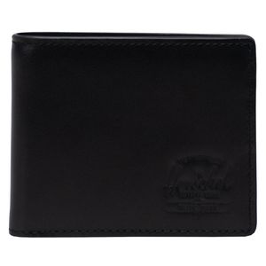 Herschel Hank Leather RFID Wallet 11151-00001, Geldbörsen, Uni, Schwarz, Größe: One size