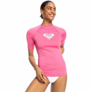 Roxy Damen Rash Guard Whole Hearted SS Shocking Pink XS