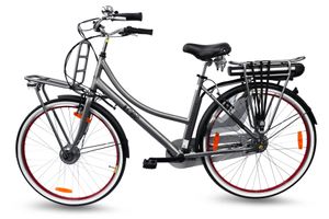 LLobe E-Bike 28" City Rosendaal 3 Lady grey 36V / 15,6Ah