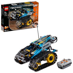 LEGO 42095 Technic dálkově ovládaný kaskadér, dálkově ovládané auto, model auta, RC závodní auto, skvělý dárek pro děti od 9 let, autíčko na hraní