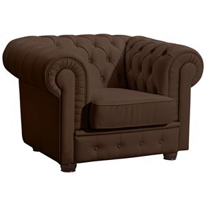 Max Winzer Bridgeport Sessel - Farbe: braun - Maße: 110 cm x 98 cm x 76 cm; 2883-1100-9210001-F07