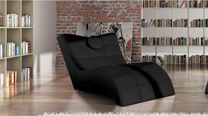 Stylefy LONDON Liege 68x170x85 cm Schwarz