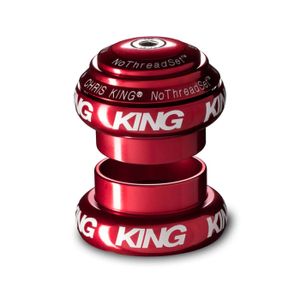 Chris King Nothreadset Steuersatz, Stahl-Lager, 1', Sotto Voce, Ec30/25.4 | Ec30/26, Red